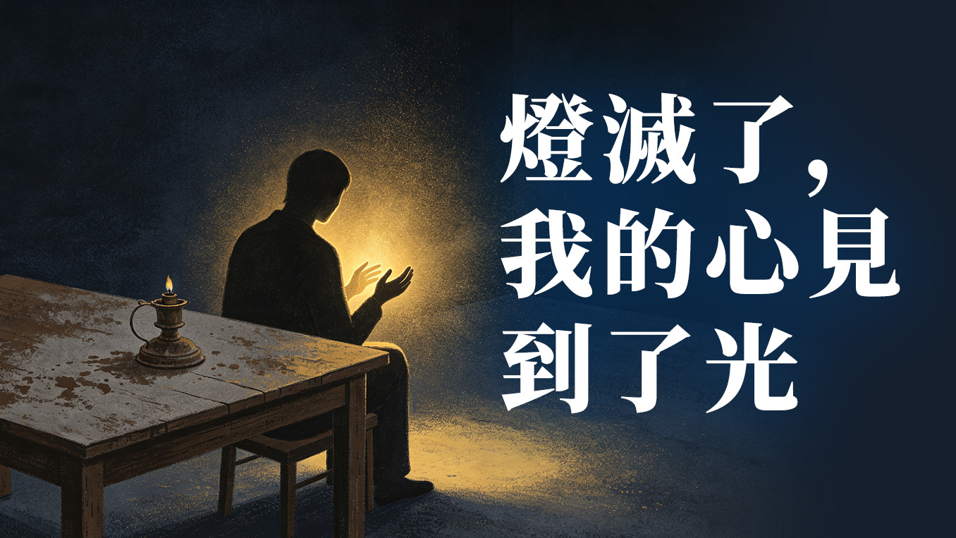 燈滅了，我的心見到了光